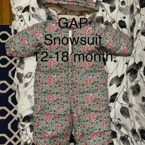 GAP overall snowsuit! 12-18 month Girl